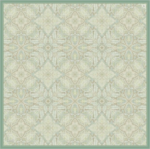Armine İpek Eşarp 2026 Yaz - 9540-54 Yeşil Twill