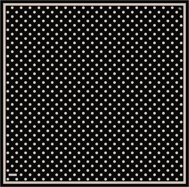 Armine İpek Eşarp 2026 Yaz - 9544-01 Siyah Twill