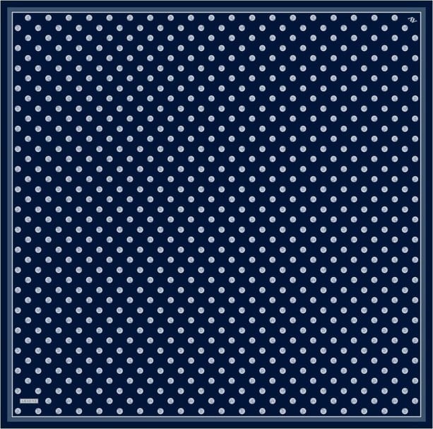 Armine İpek Eşarp 2026 Yaz - 9544-81 Lacivert Twill
