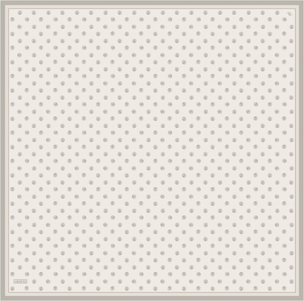 Armine İpek Eşarp 2026 Yaz - 9544-85 Ekru Twill