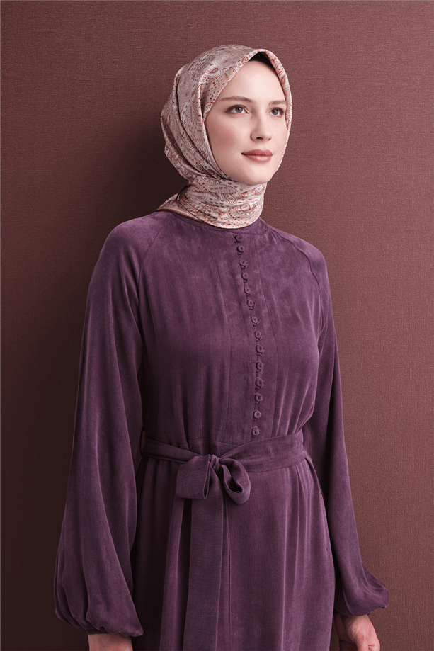Armine İpek Eşarp 2027 Kış - 9631-02 Ekru Twill