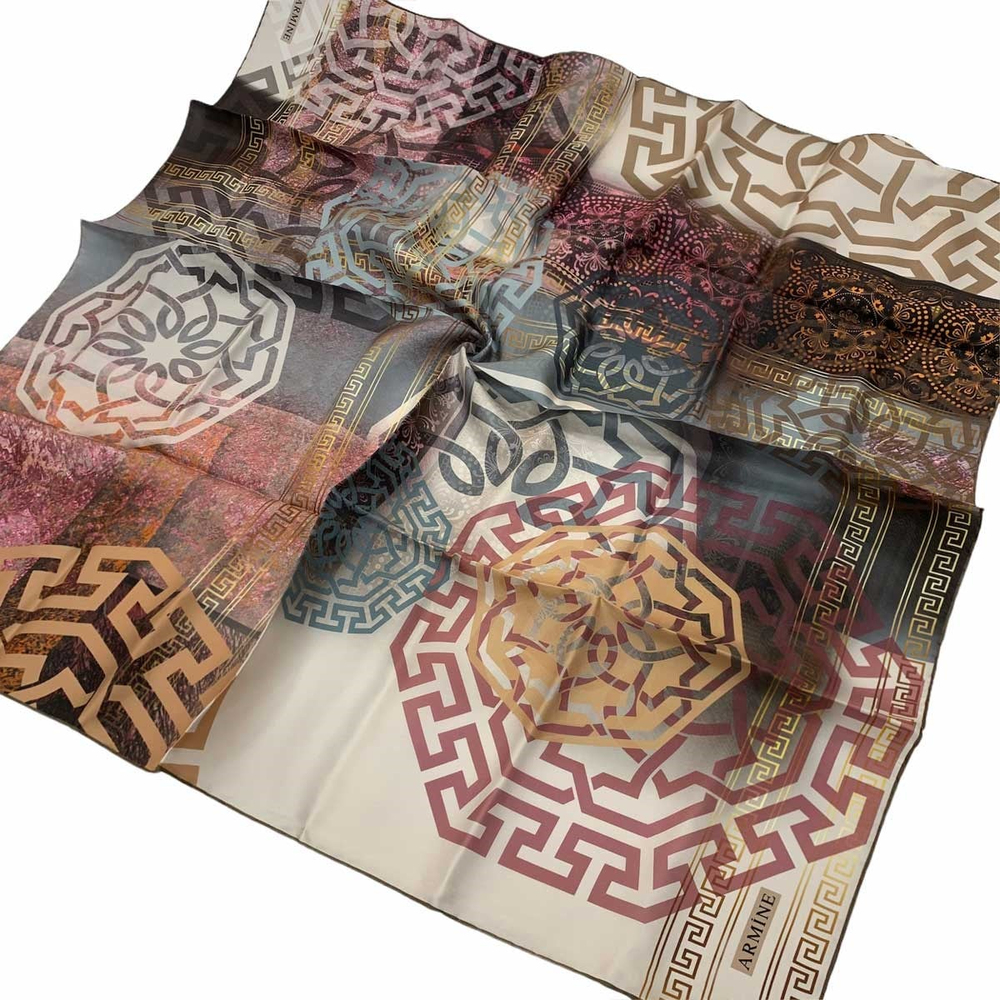 Armine İpek Eşarp Nostalji 8245-02 Twill