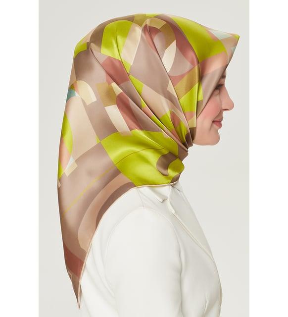 Armine İpek Eşarp Nostalji - 8526-25 Fıstık Twill