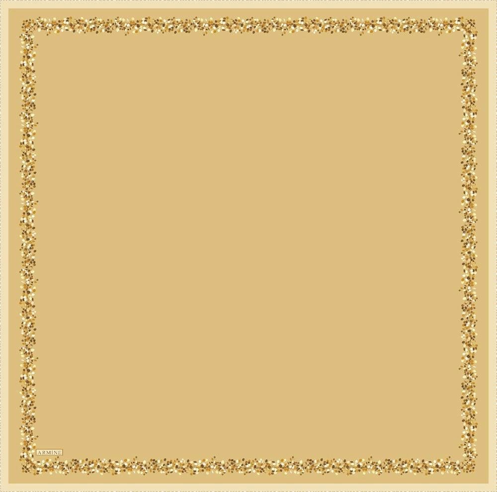 Armine İpek Eşarp Nostalji - 8765-12 Gold Twill