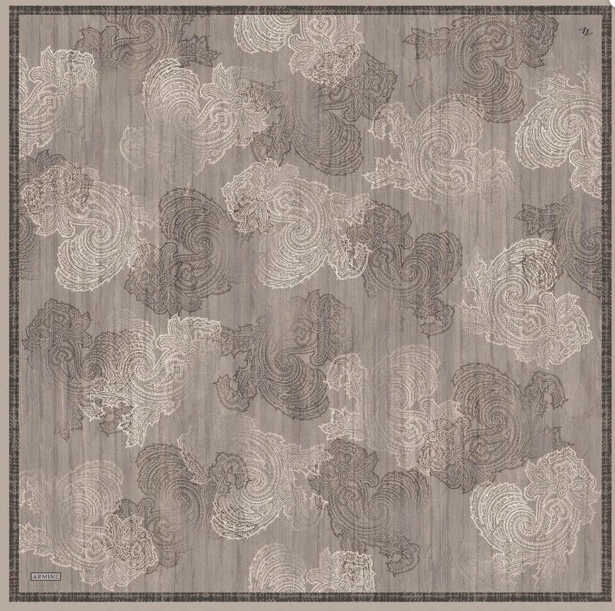 Armine İpek Eşarp Nostalji - 9428-06 Taş Vizon Twill