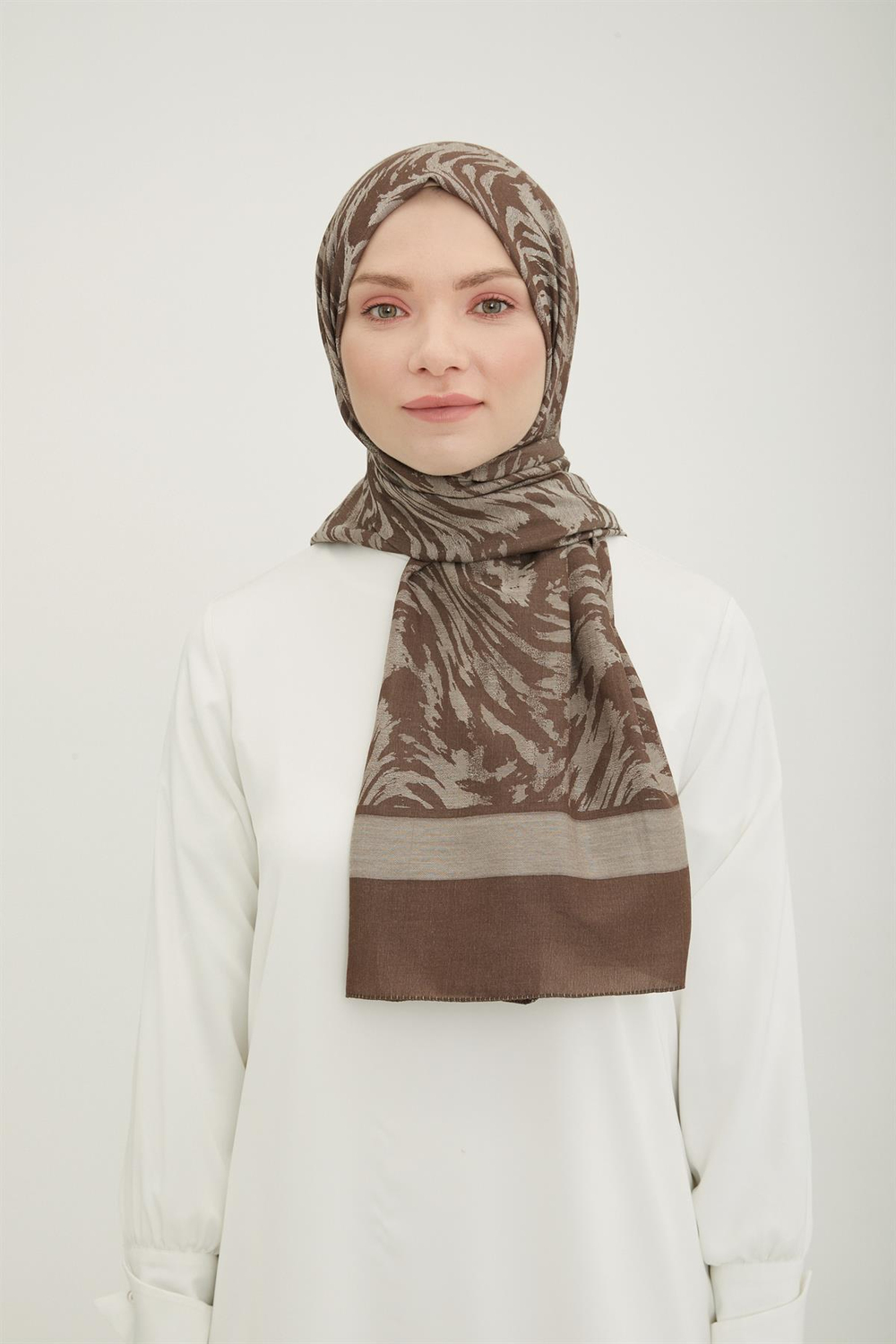 Armine Trend Akasya Şal - 2 - Cappuccino 23034