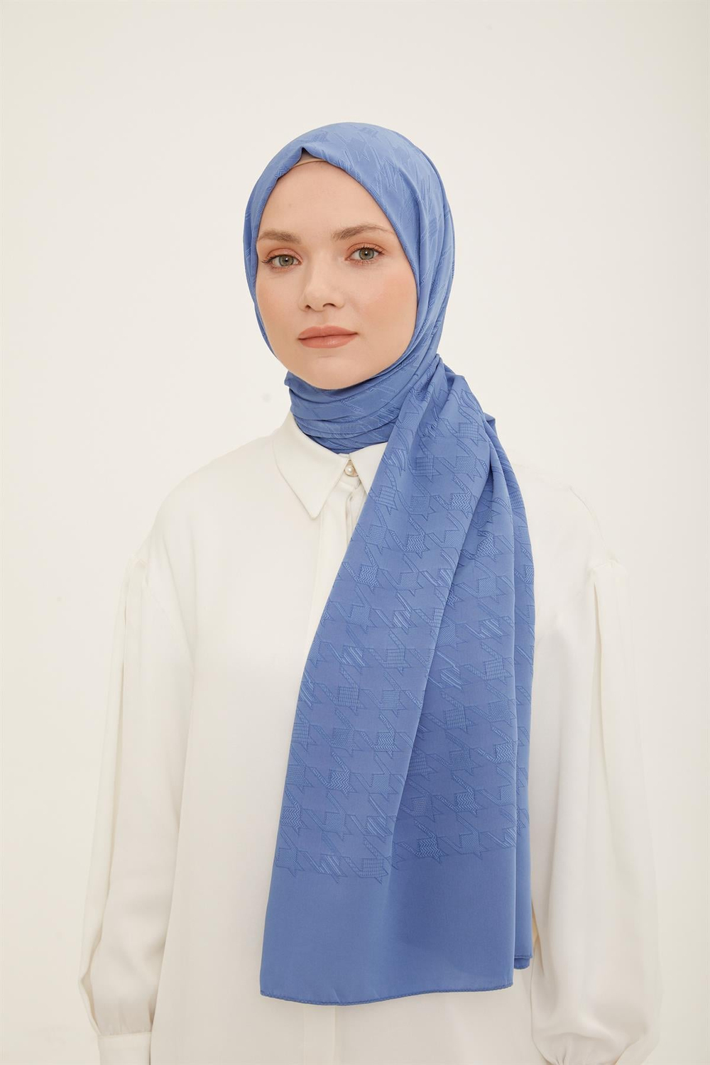Armine Trend Capri Şal - 2 - Kot Mavi 05