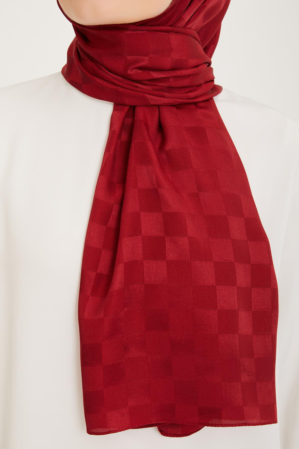 Armine Trend Diamond Şal - 2 - Bordo 3262
