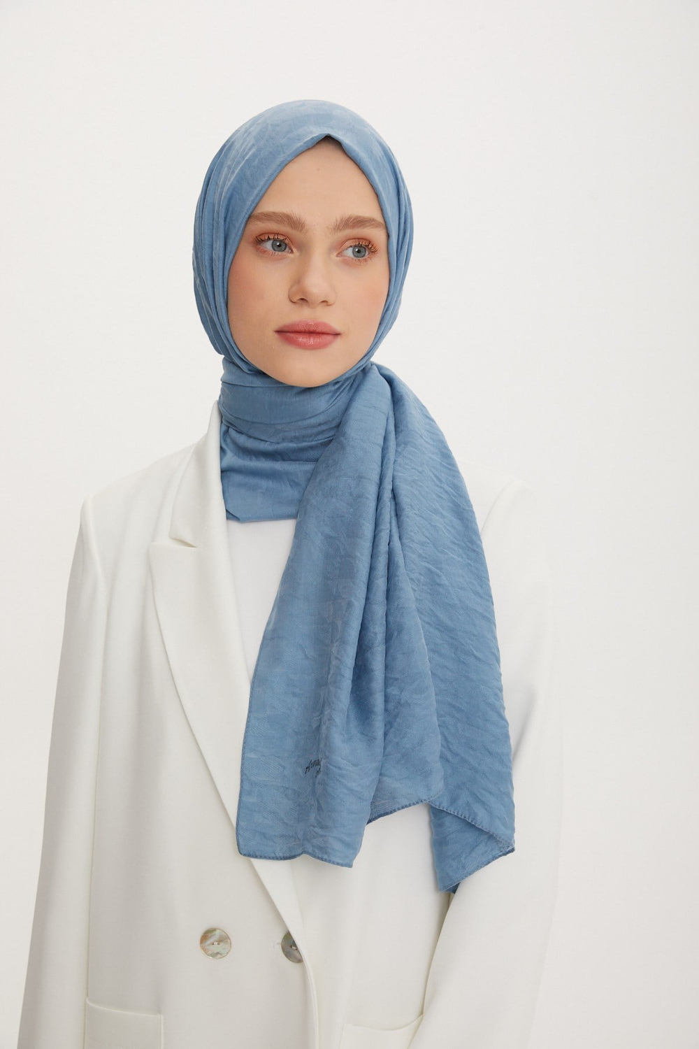 Armine Trend Vega Şal - Metalik Mavi 572