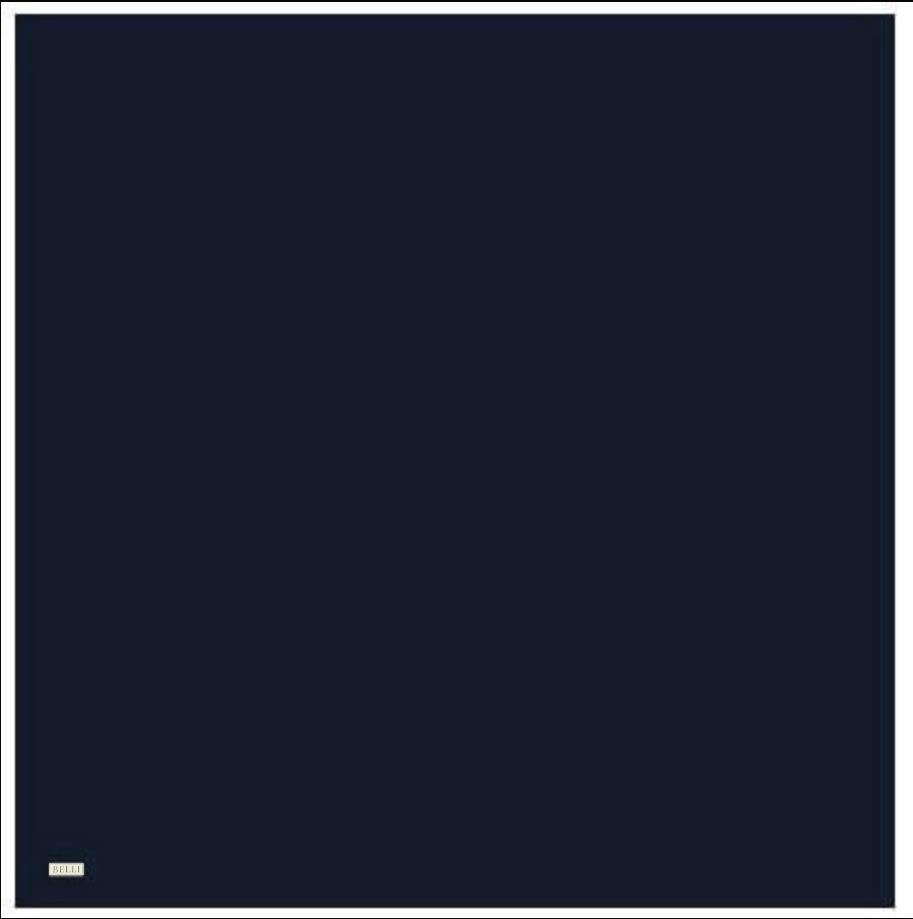Belli Düz Twill İpek Eşarp - 444053-02 Lacivert