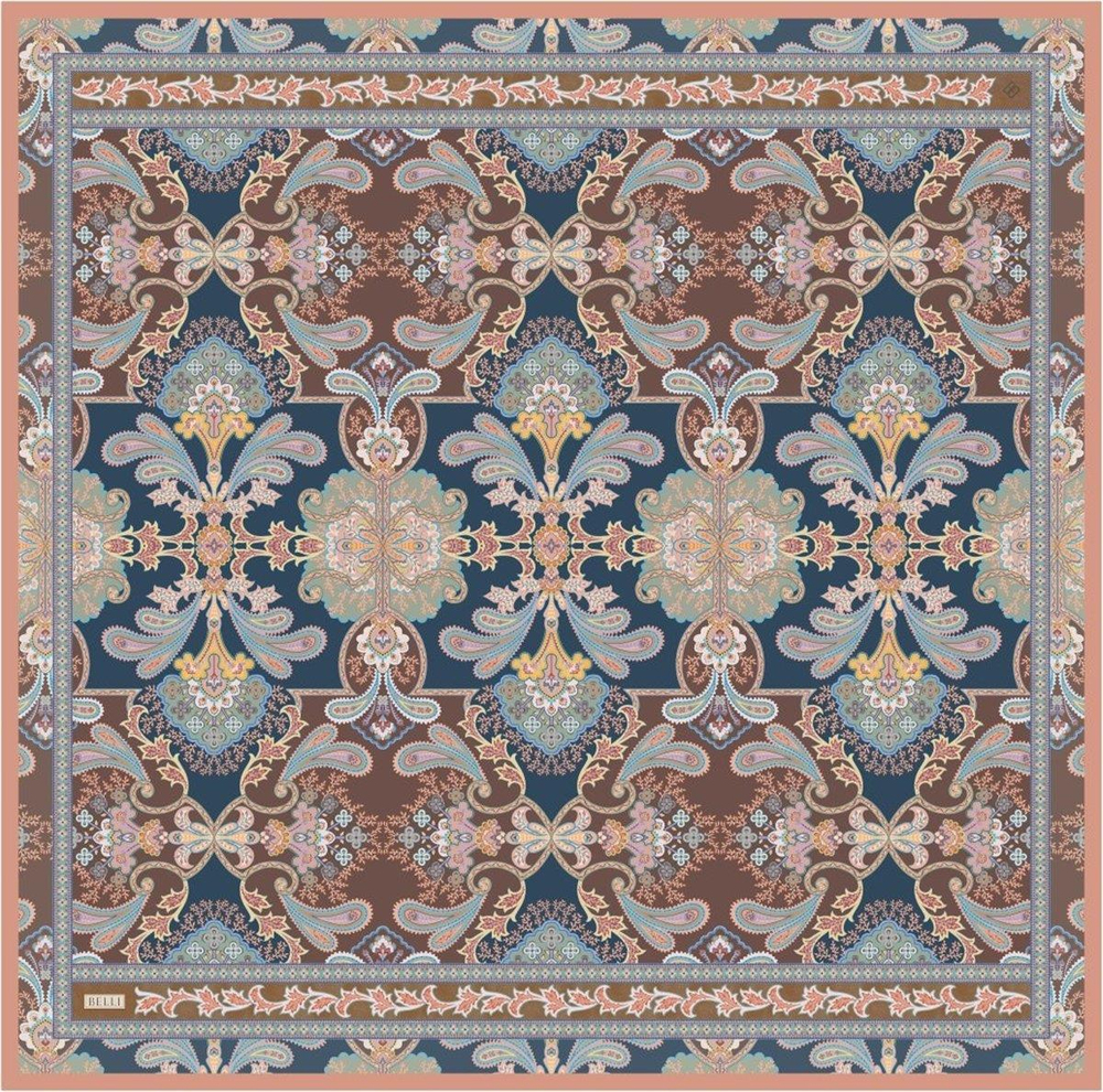 Belli İpek Eşarp - 4304-31 Pudra Twill