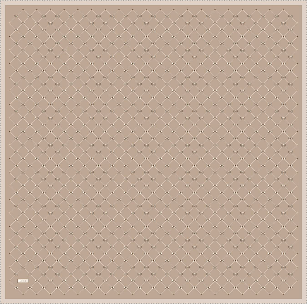 Belli İpek Eşarp - 4006-37 Gold Twill