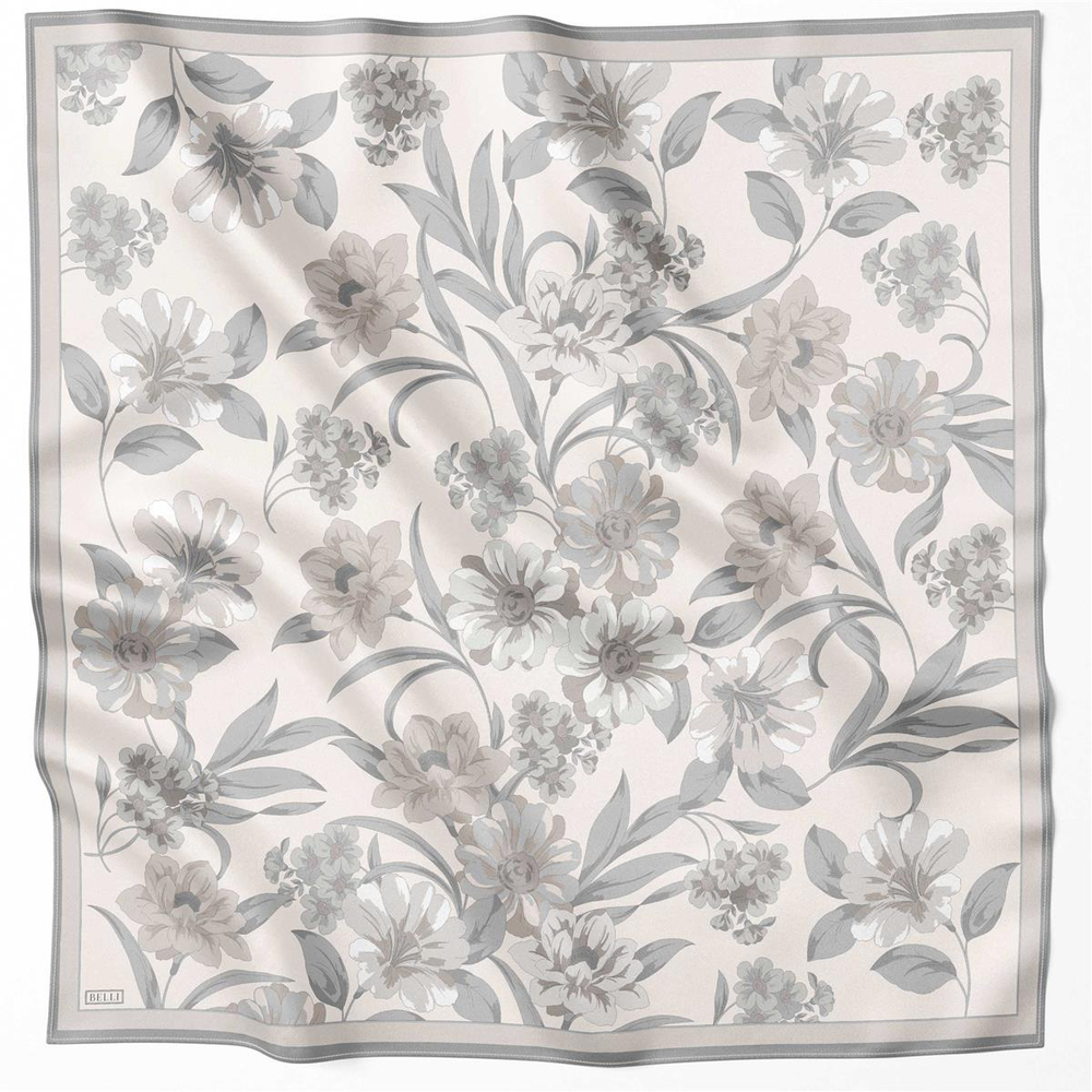 Belli İpek Eşarp - 4219-59 Taş Twill