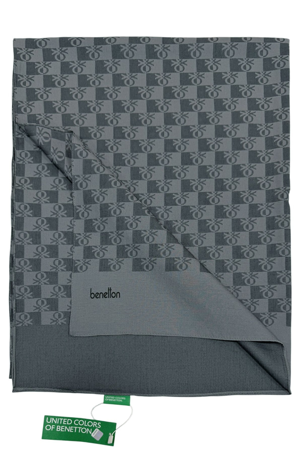Benetton Elegante Şal - Tre - Kadife Gri
