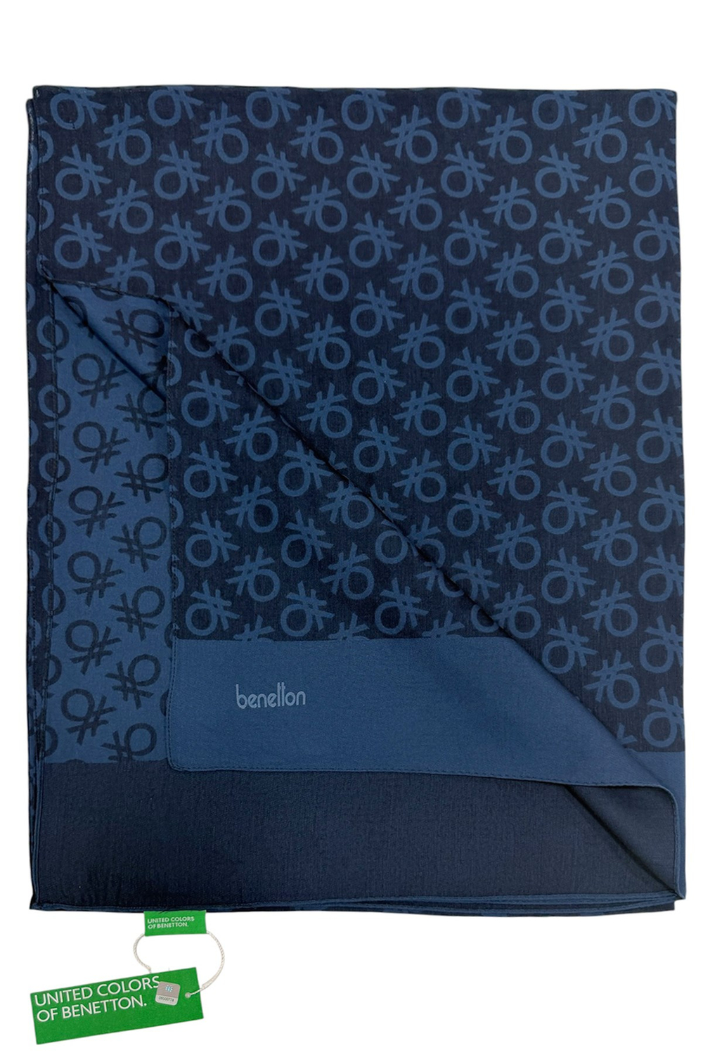 Benetton Elegante Şal - Uno - Lacivert
