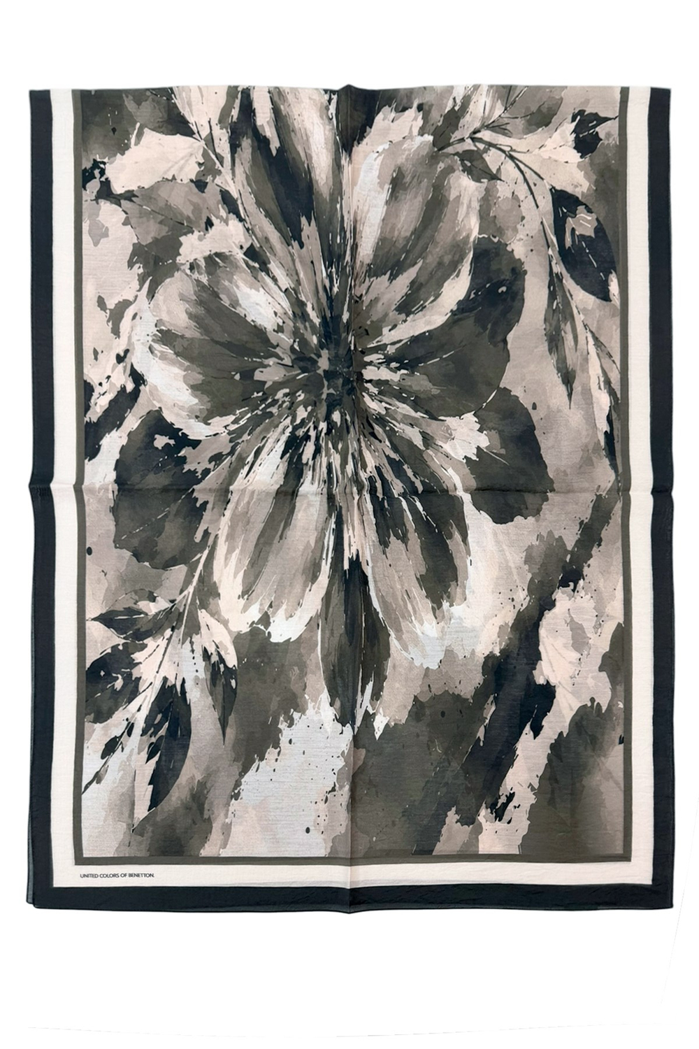 Benetton Fiore Şal - 1043 - Kahverengi