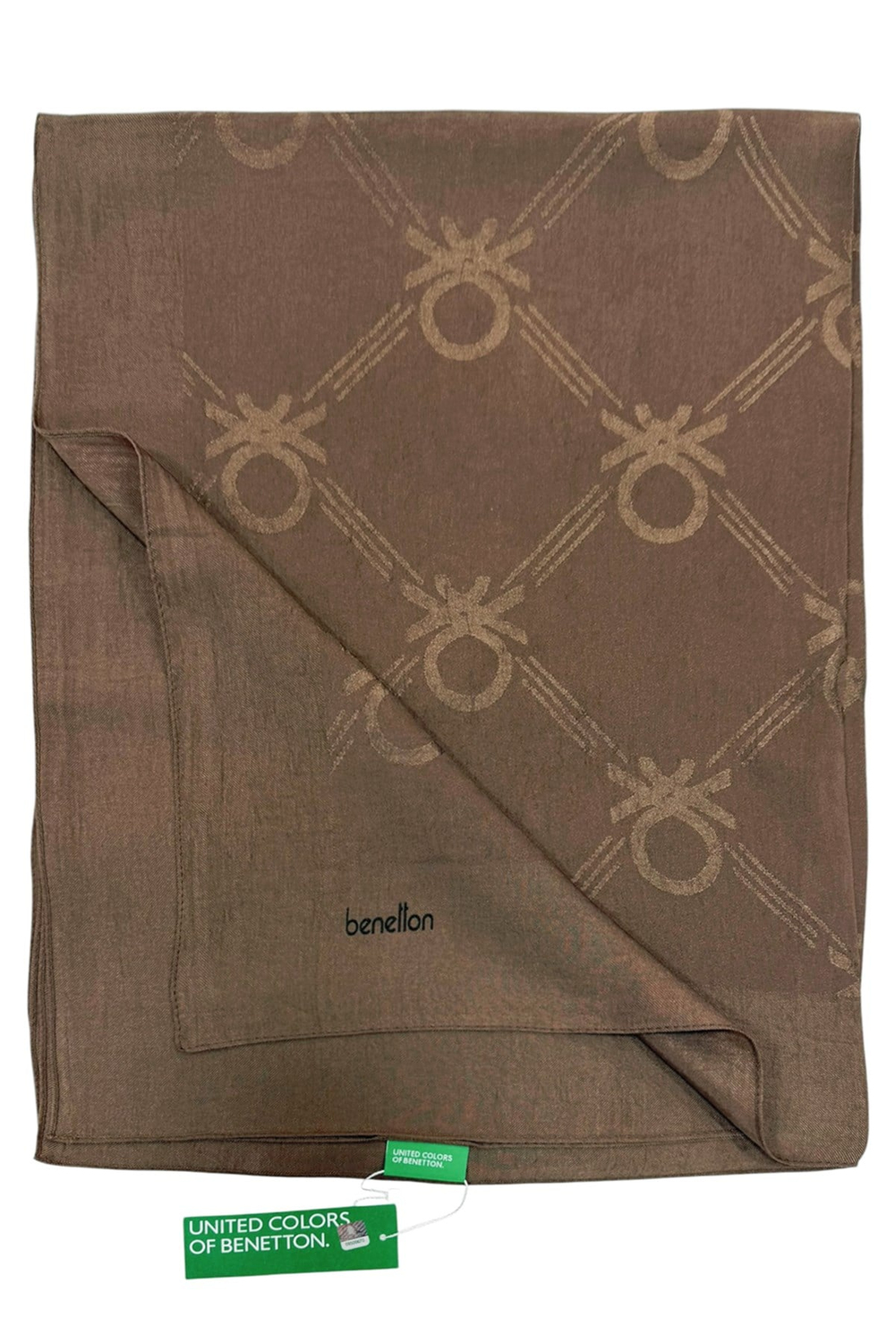 Benetton Lyocell Şal - Milano - Kahve