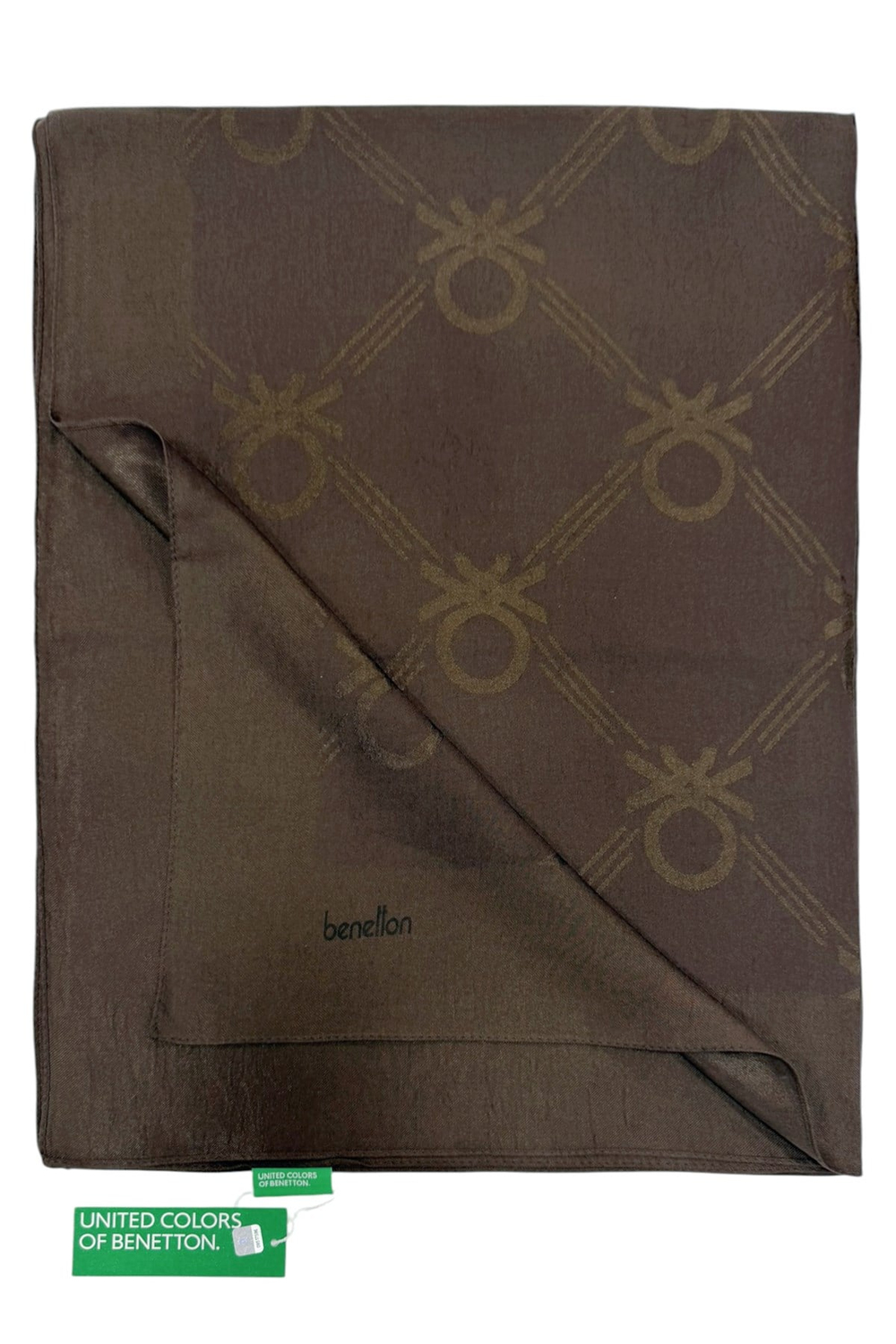 Benetton Lyocell Şal - Milano - Koyu Kahve