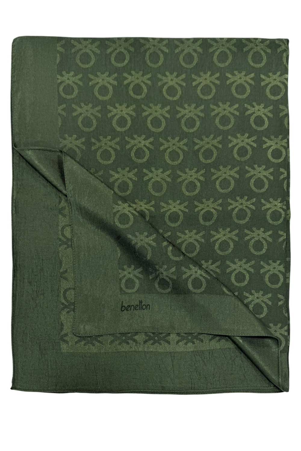 Benetton Lyocell Şal - Roma - Haki