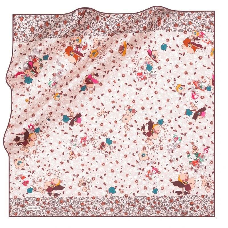 Cacharel İpek Eşarp Twill - 8860313-931 Koyu Pudra