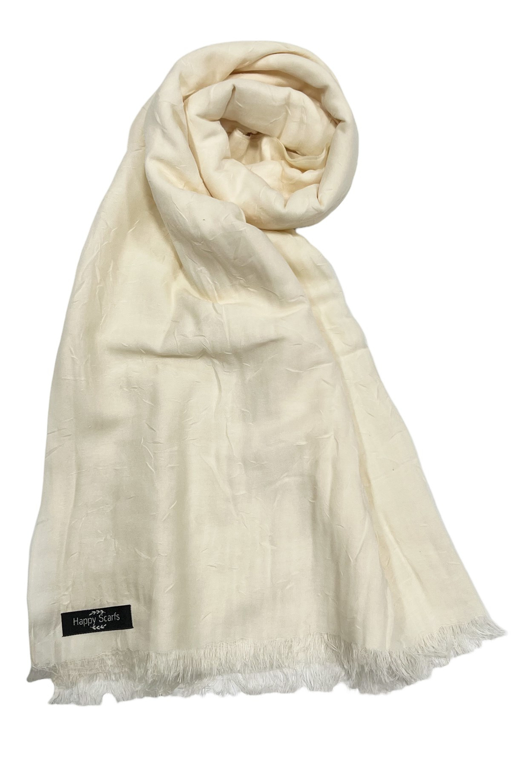 Happy Scarfs Bambu Şal - Krem