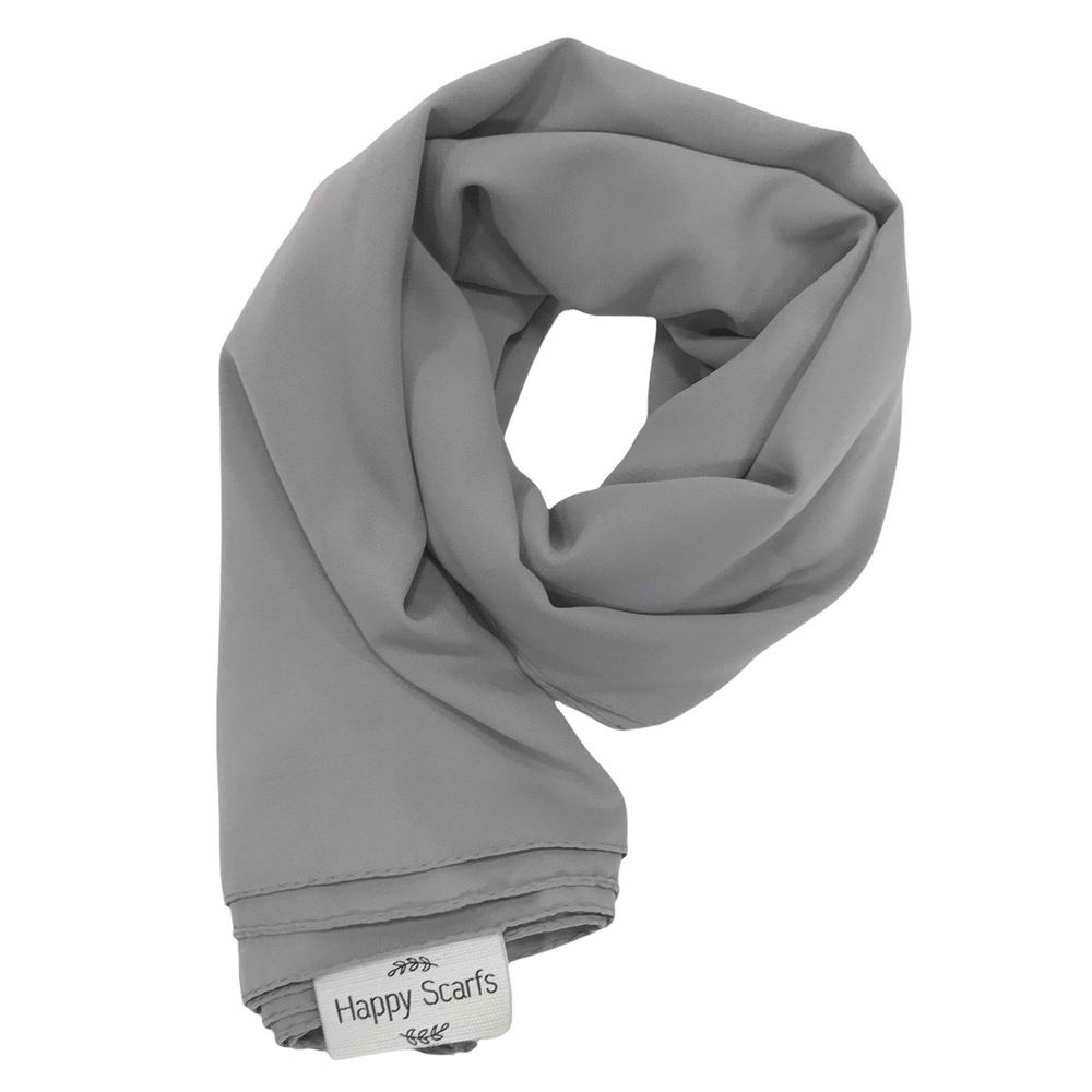 Happy Scarfs Medine İpeği Şal - Gri