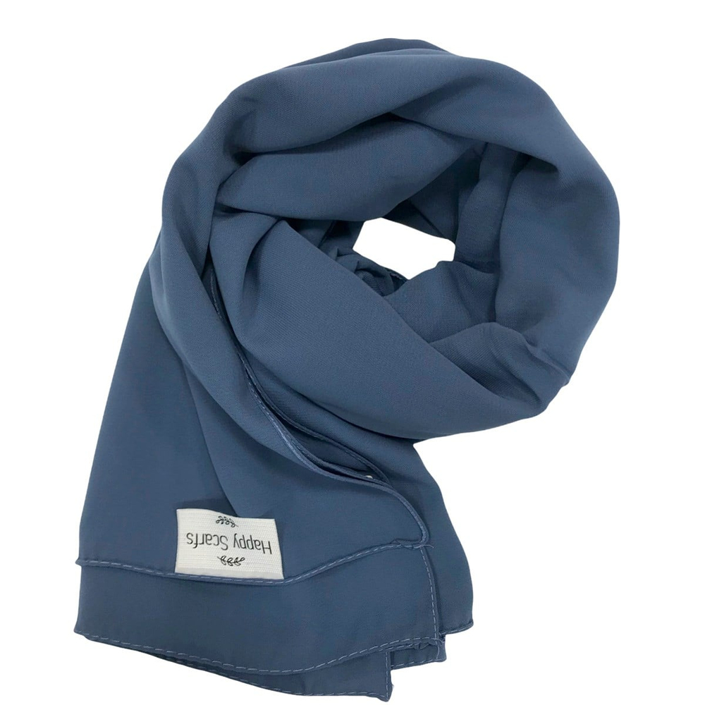 Happy Scarfs Medine İpeği Şal - İndigo