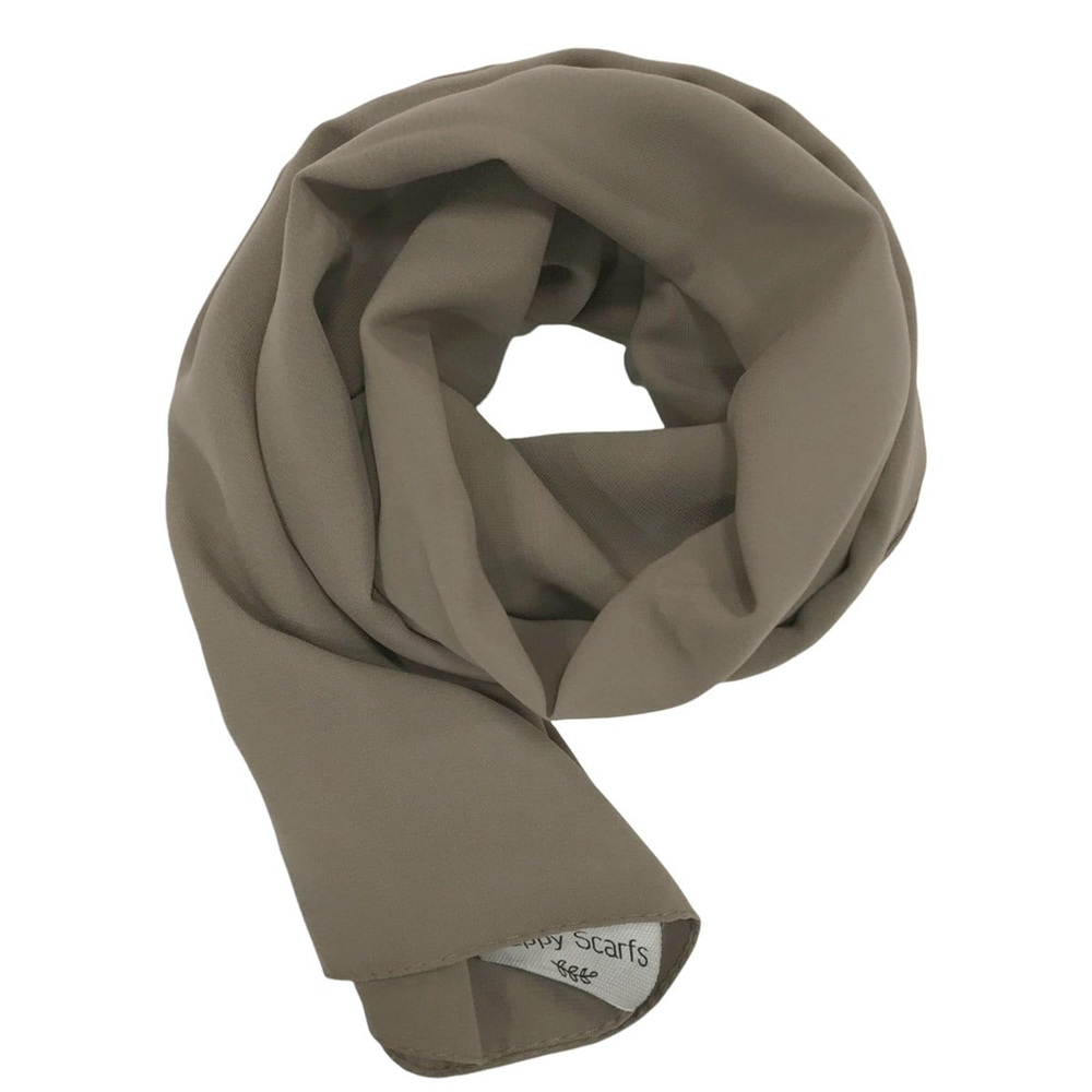 Happy Scarfs Medine İpeği Şal - Koyu Taş