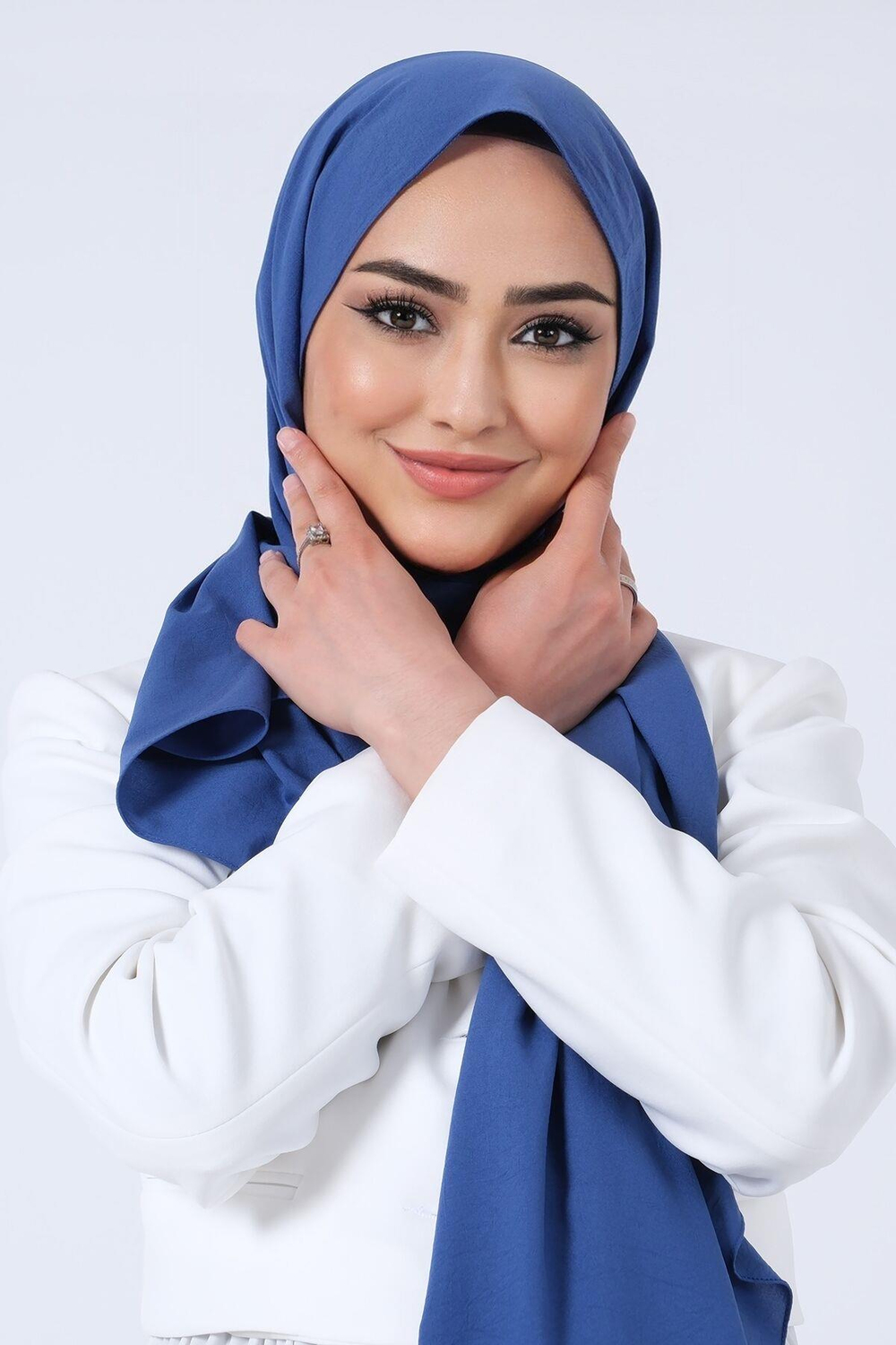 Harem Scarf Asya Şal - Koyu İndigo