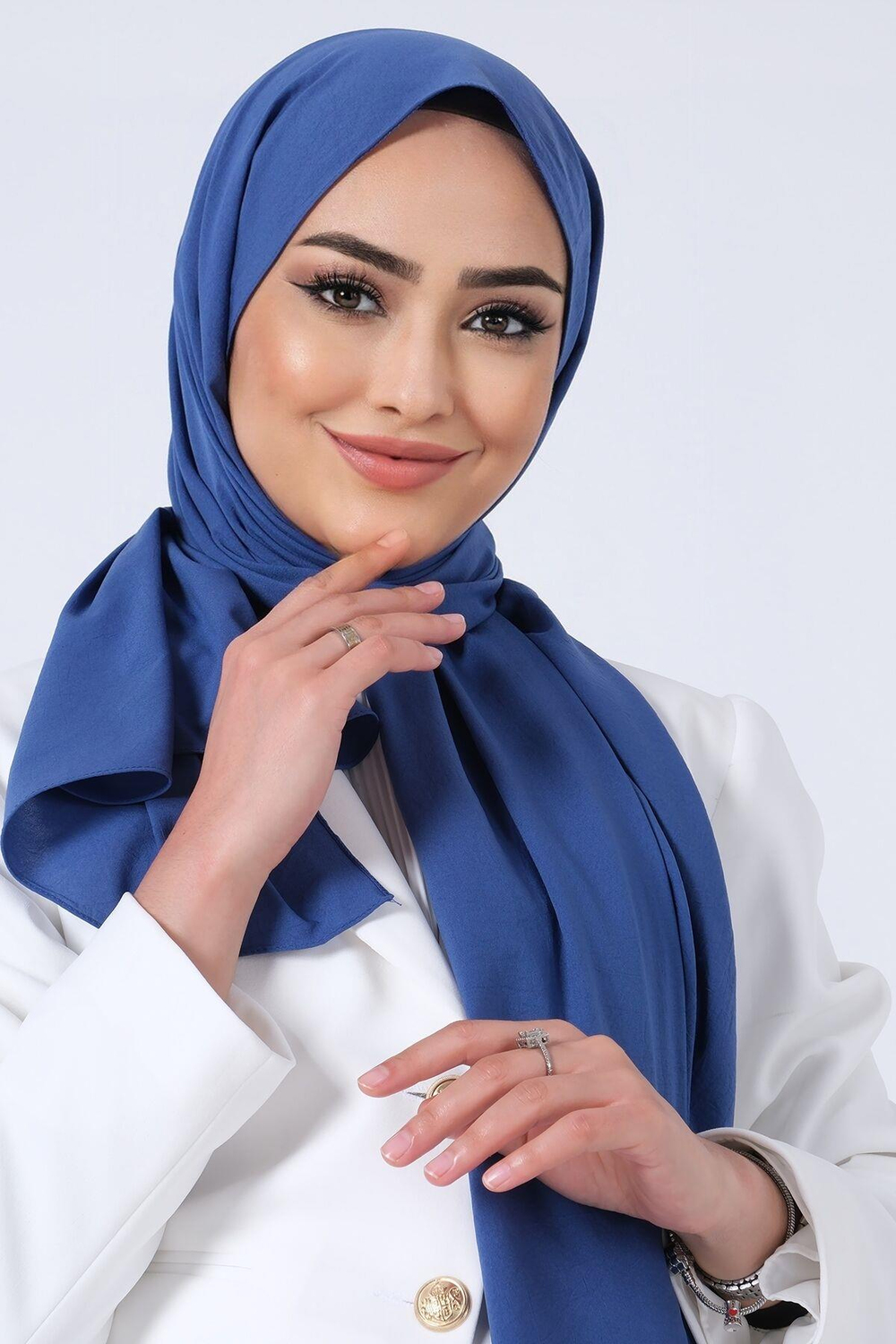 Harem Scarf Asya Şal - Koyu İndigo