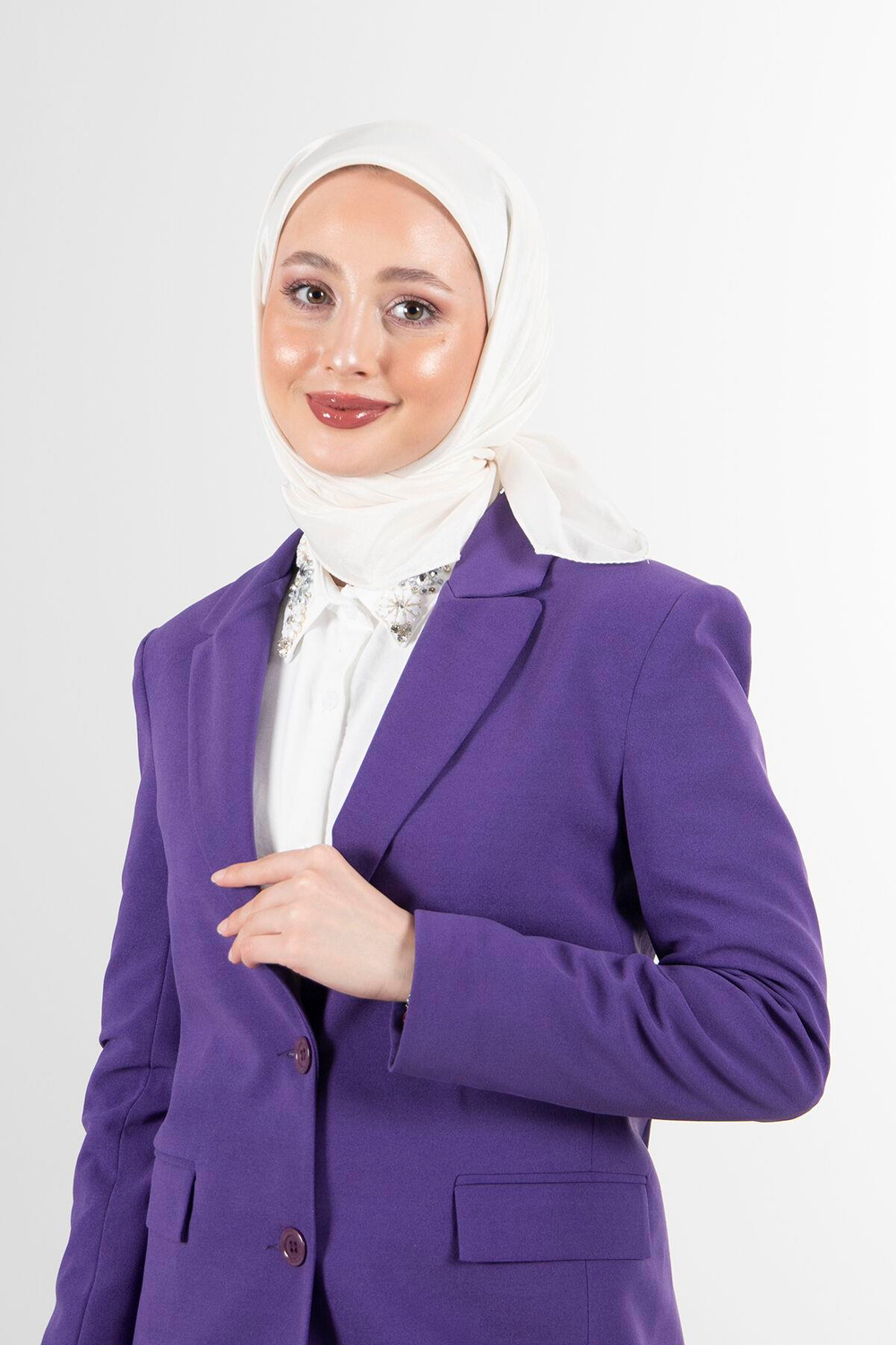 Harem Scarf Brisa Vual Eşarp - Ekru