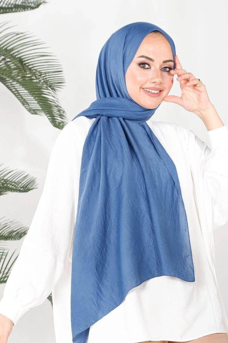 Harem Scarf İncila Şal - Koyu İndigo
