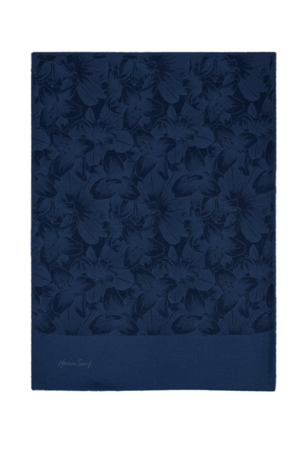 Harem Scarf Viskon Şal - Gold Derin - Lacivert