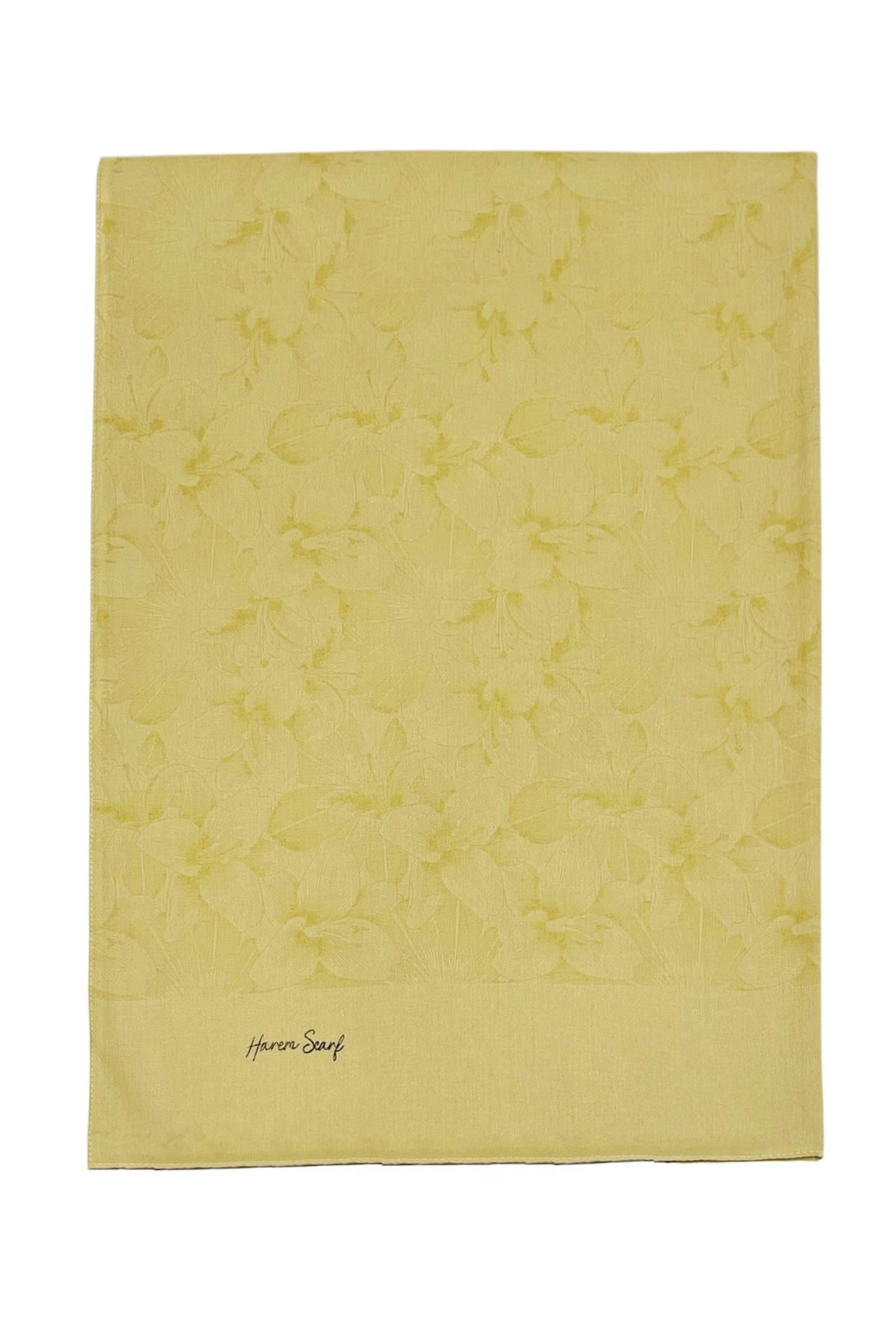 Harem Scarf Viskon Şal - Gold Derin - Limon