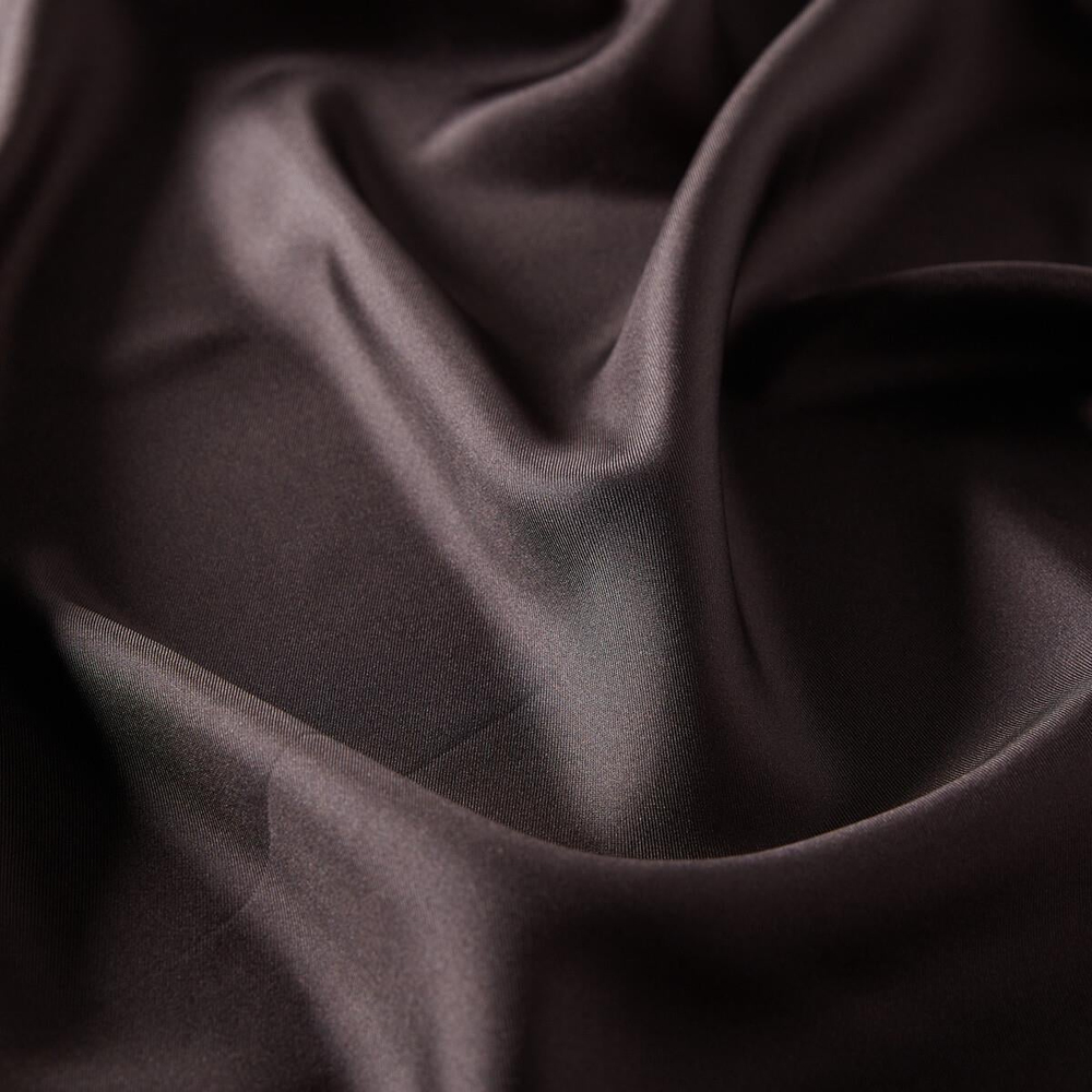 İpekevi Düz Twill İpek Eşarp - Kestane