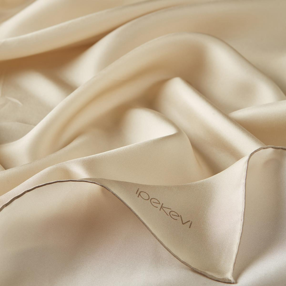 İpekevi Düz Twill İpek Eşarp - Osmanlı Beji