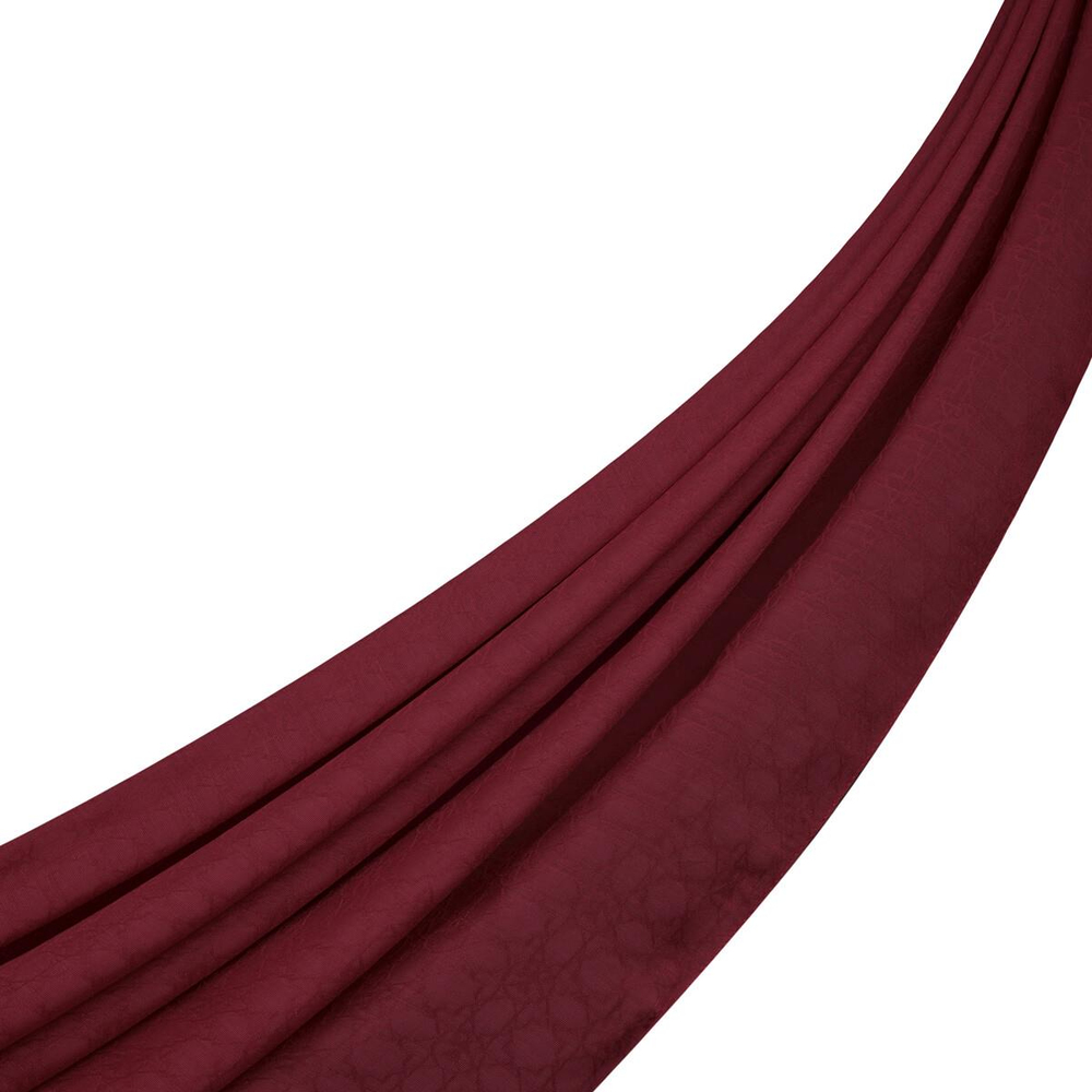 İpekevi Monogram Şal - Mini Seljuk - Fuşya