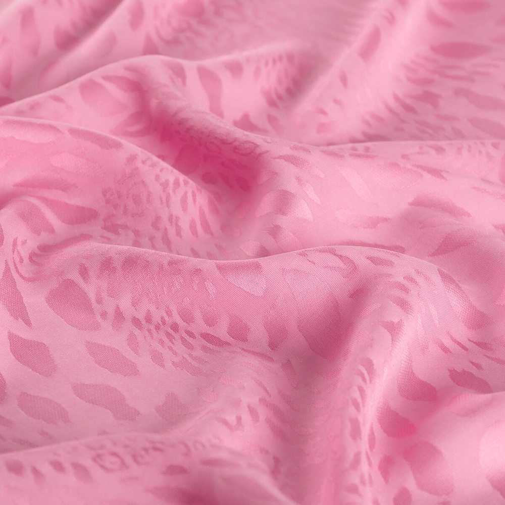 İpekevi Monogram Şal - Vahra Desenli - Şeker Pembe