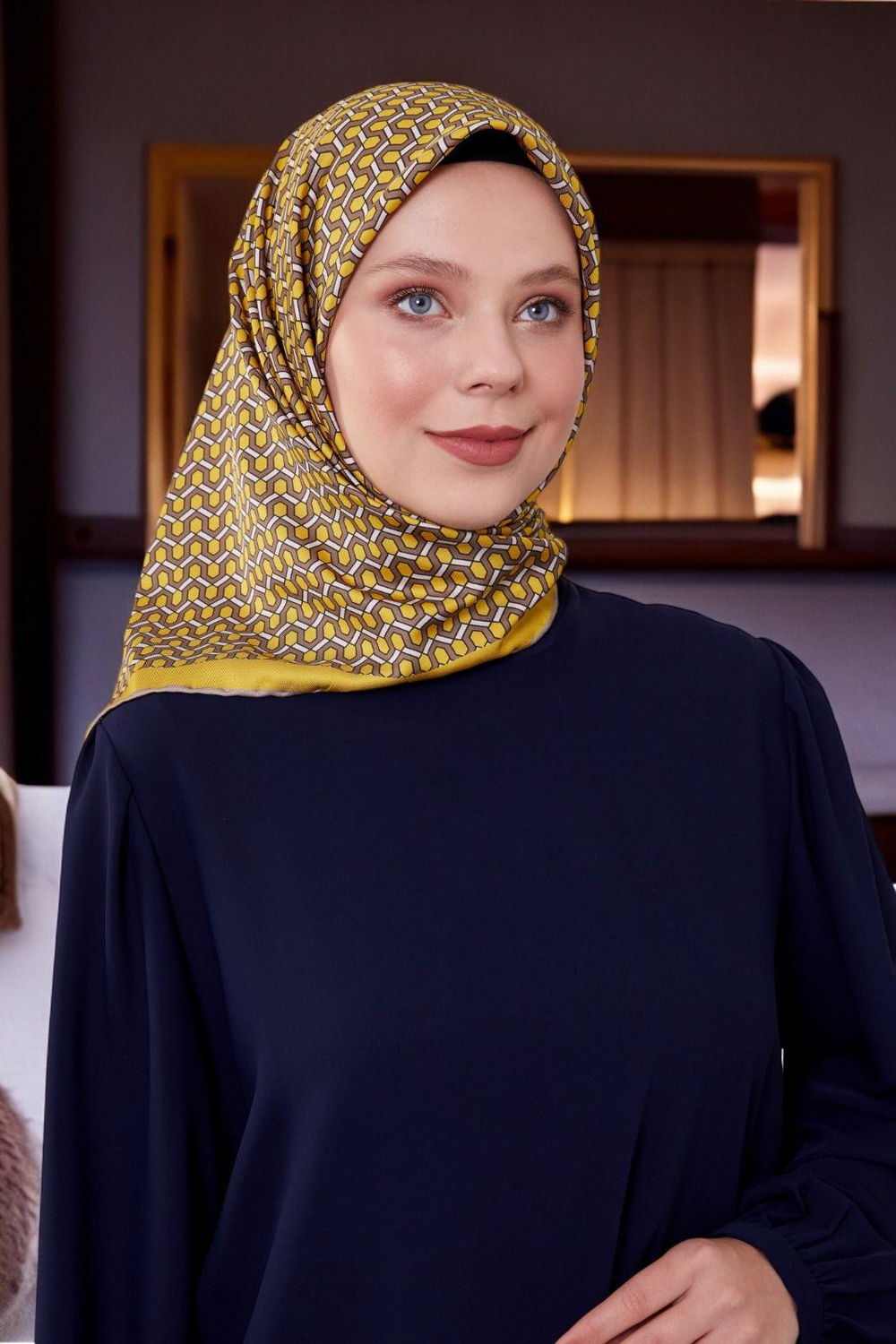 Levidor Trend Eşarp - 17861-13 Sarı