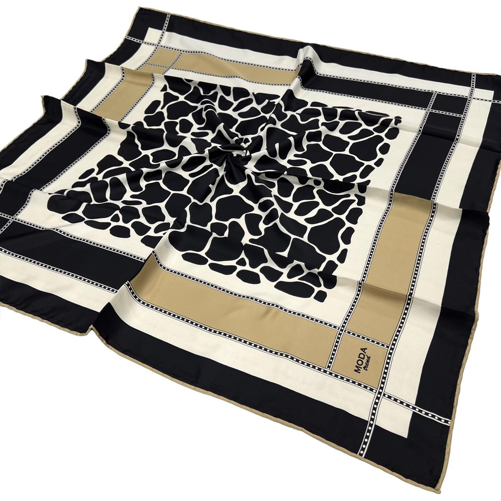 Moda Trend Twill Eşarp - 2135 - Gold