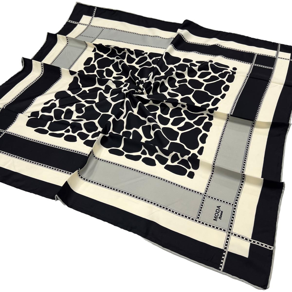 Moda Trend Twill Eşarp - 2135 - Gri
