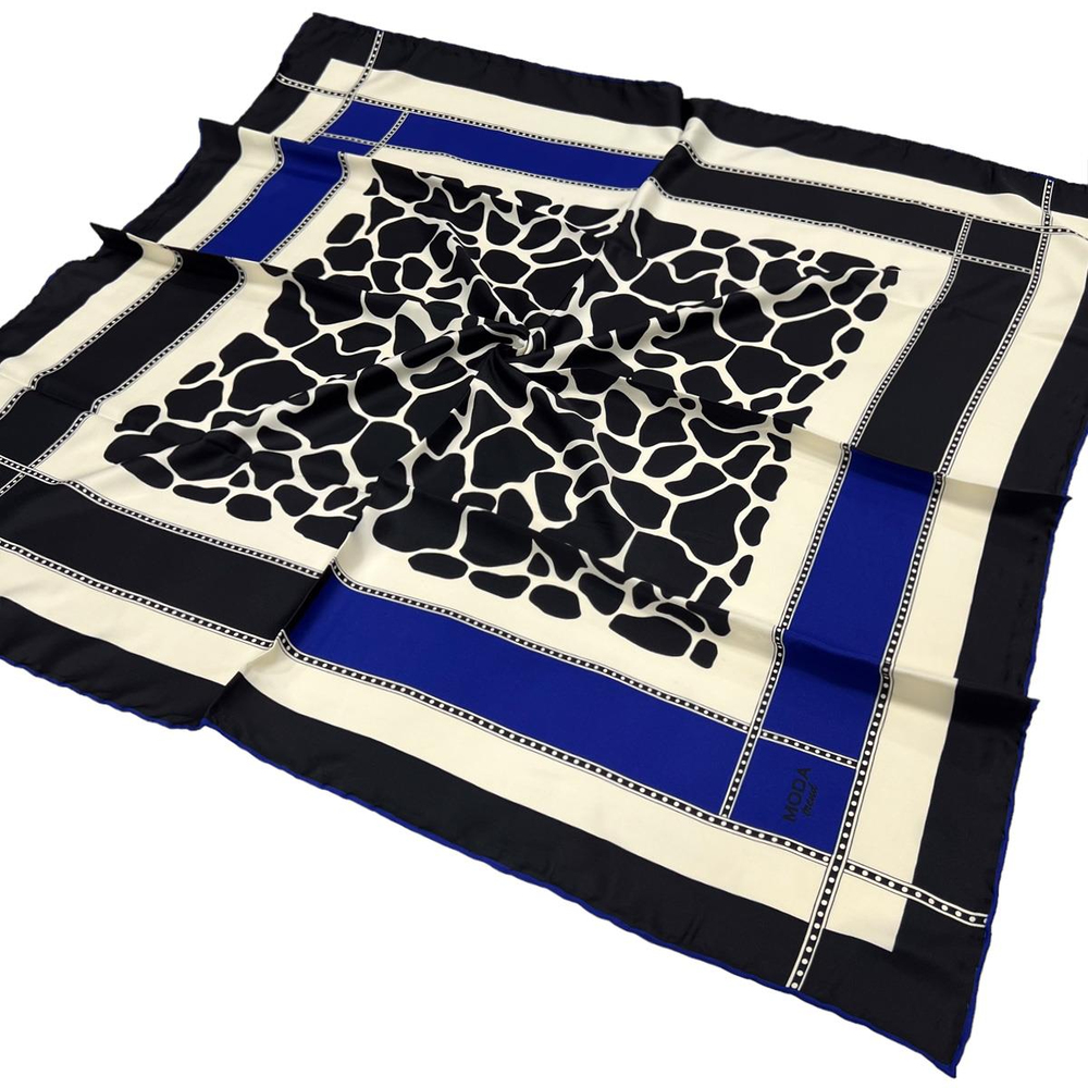Moda Trend Twill Eşarp - 2135 - Saks