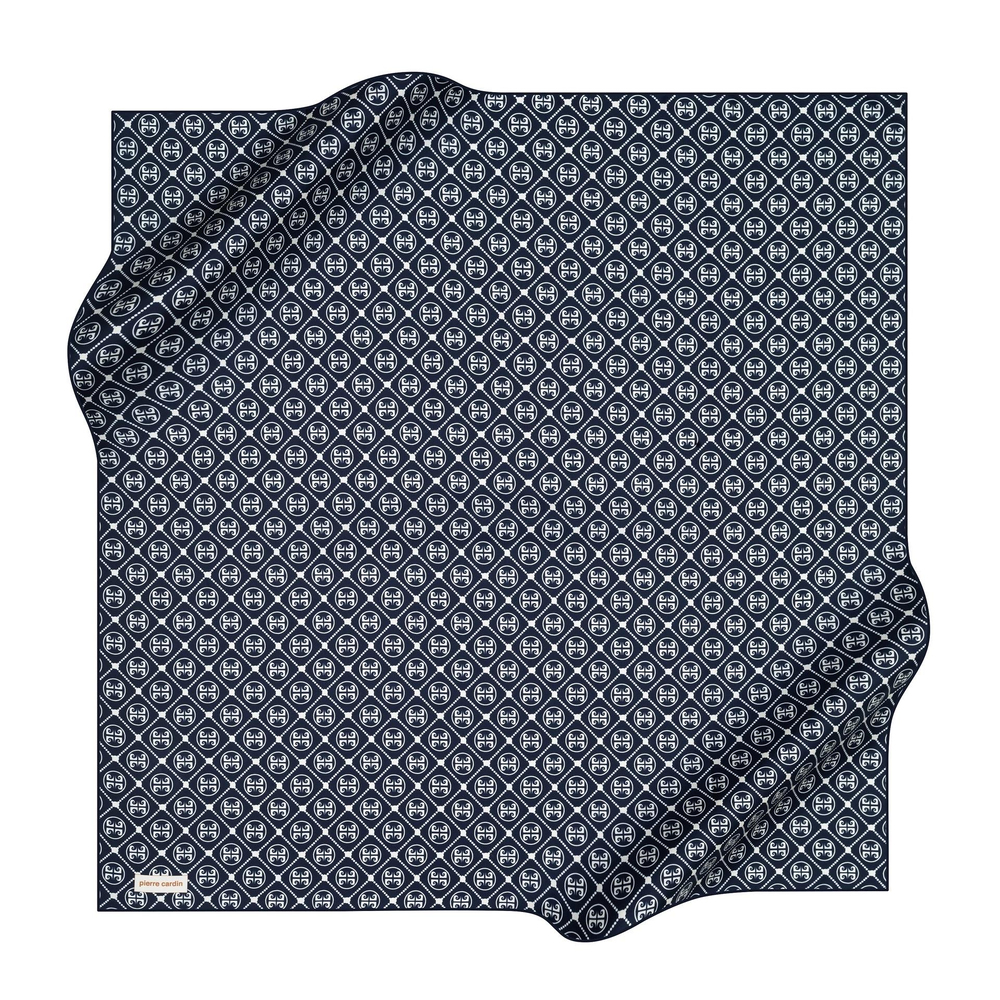 Pierre Cardin İpek Eşarp - 8631230-321 Lacivert Sura