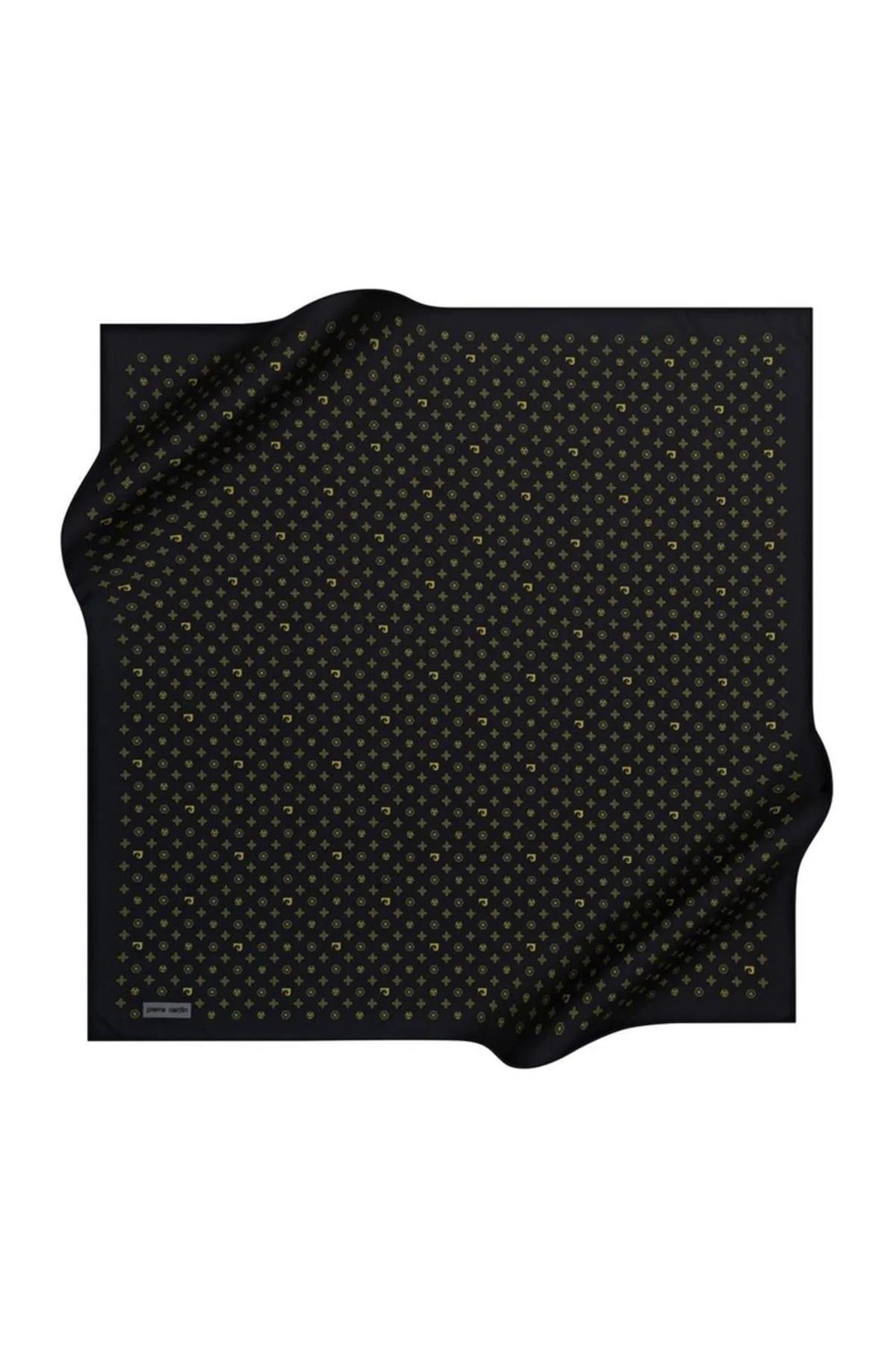 Pierre Cardin Twill Eşarp - Siyah Sarı 951