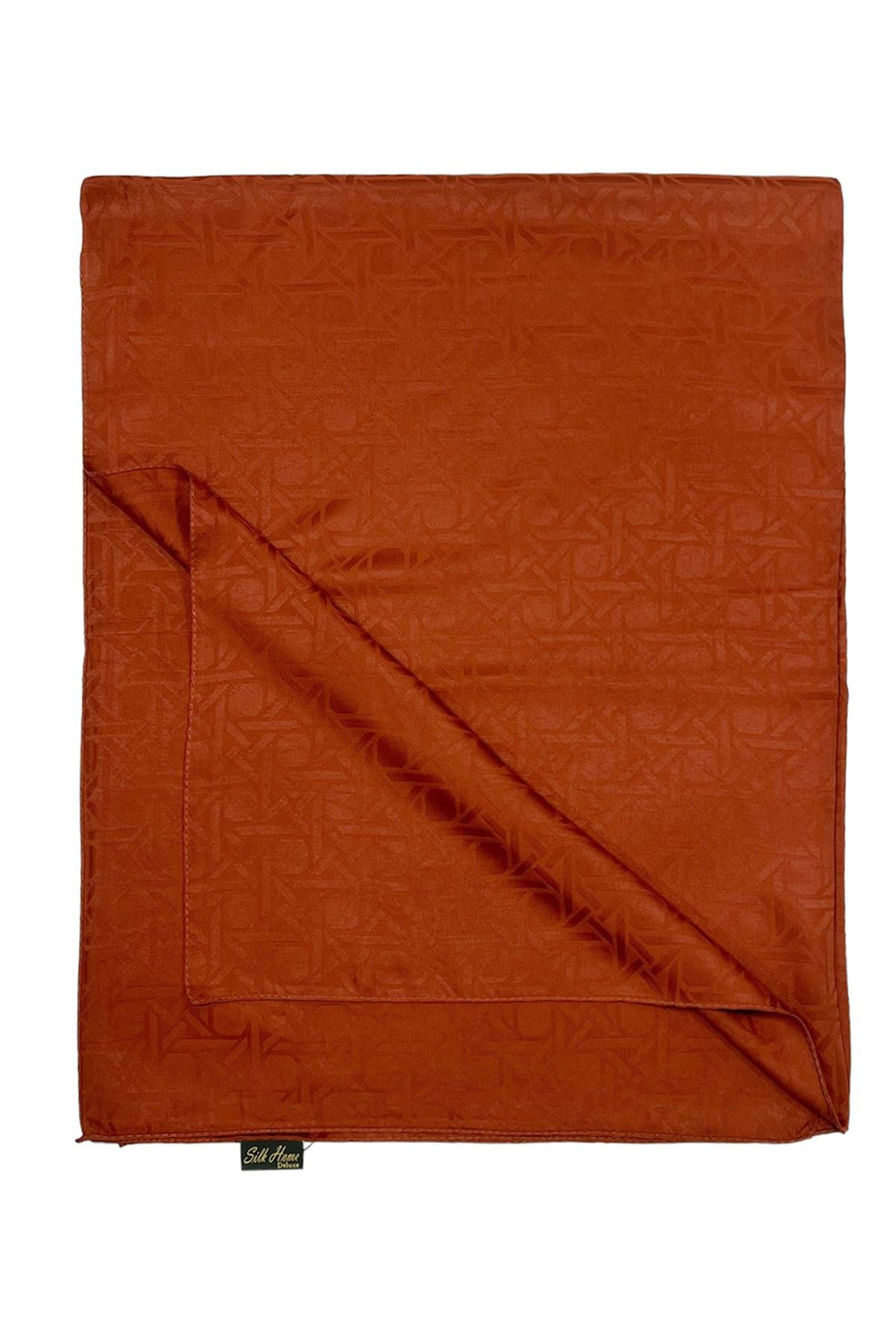 Silk Home Deluxe Şal - Kiremit