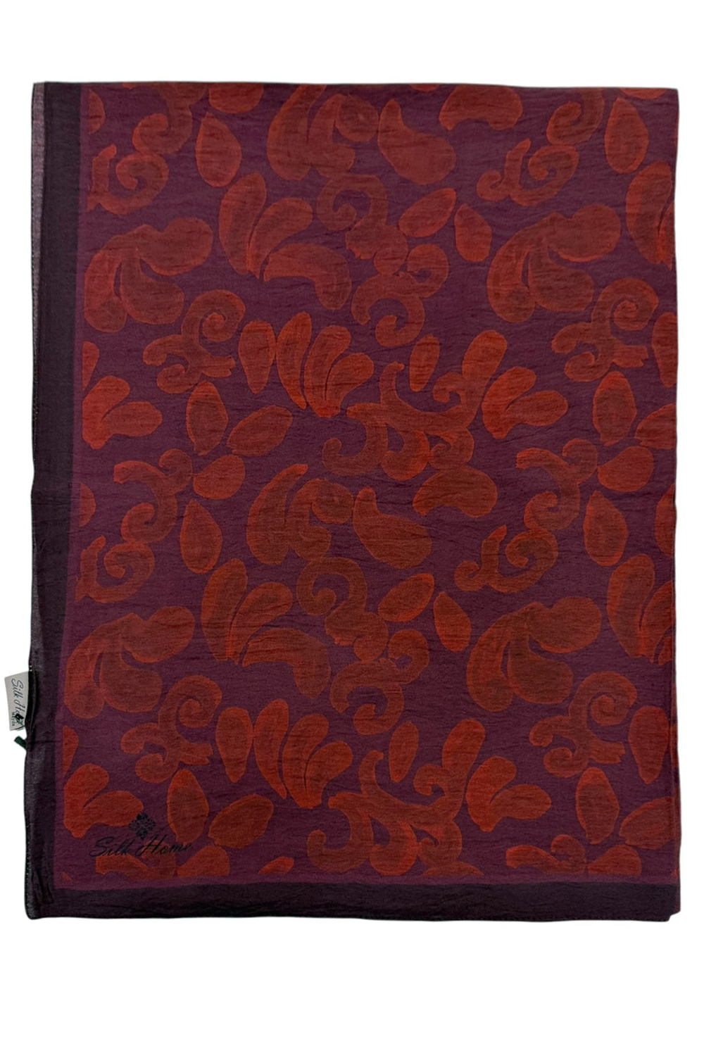 Silk Home Mayda Şal - 81016-25 Mürdüm Kiremit