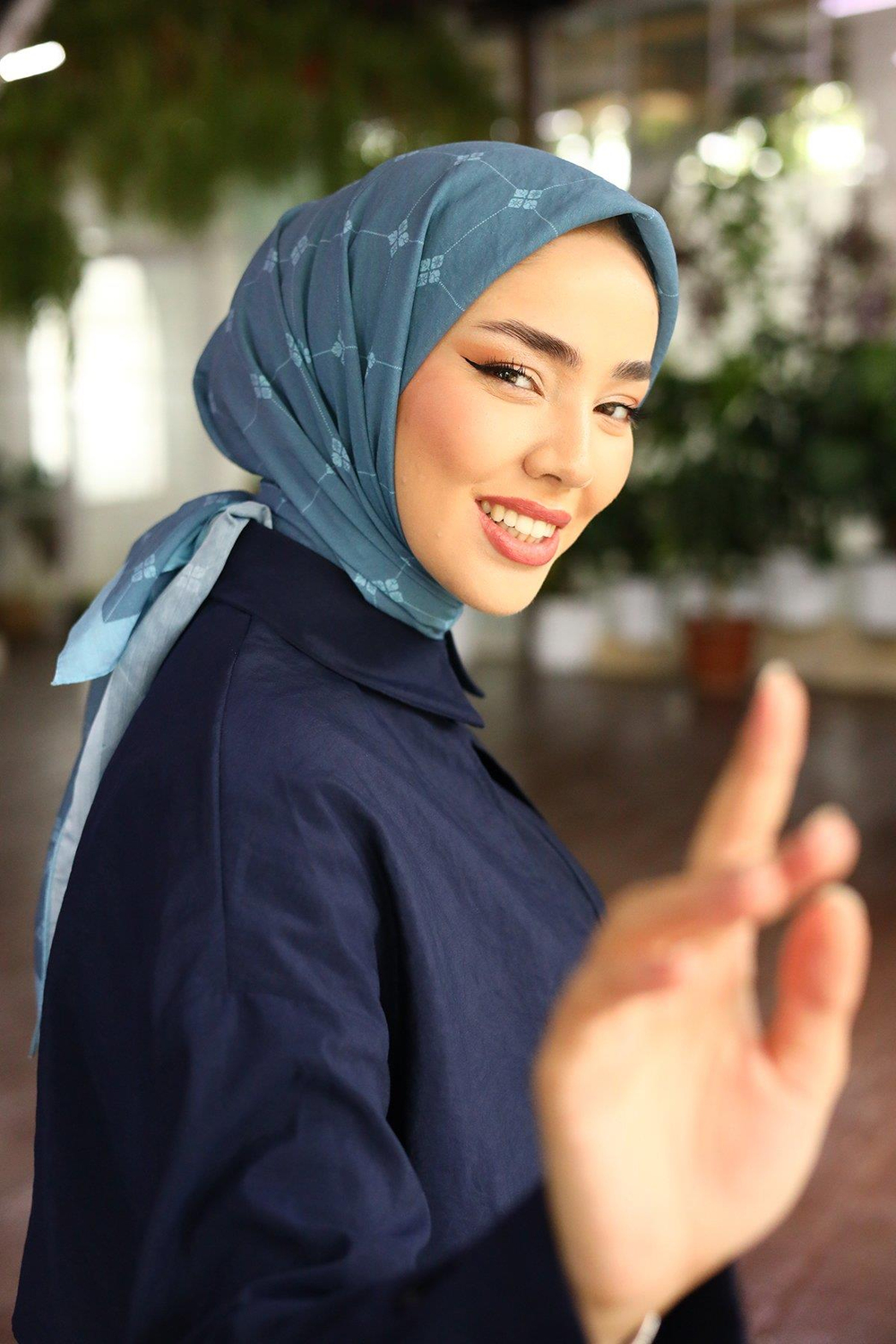 Silk Home Olinda Eşarp - Koyu Mentol