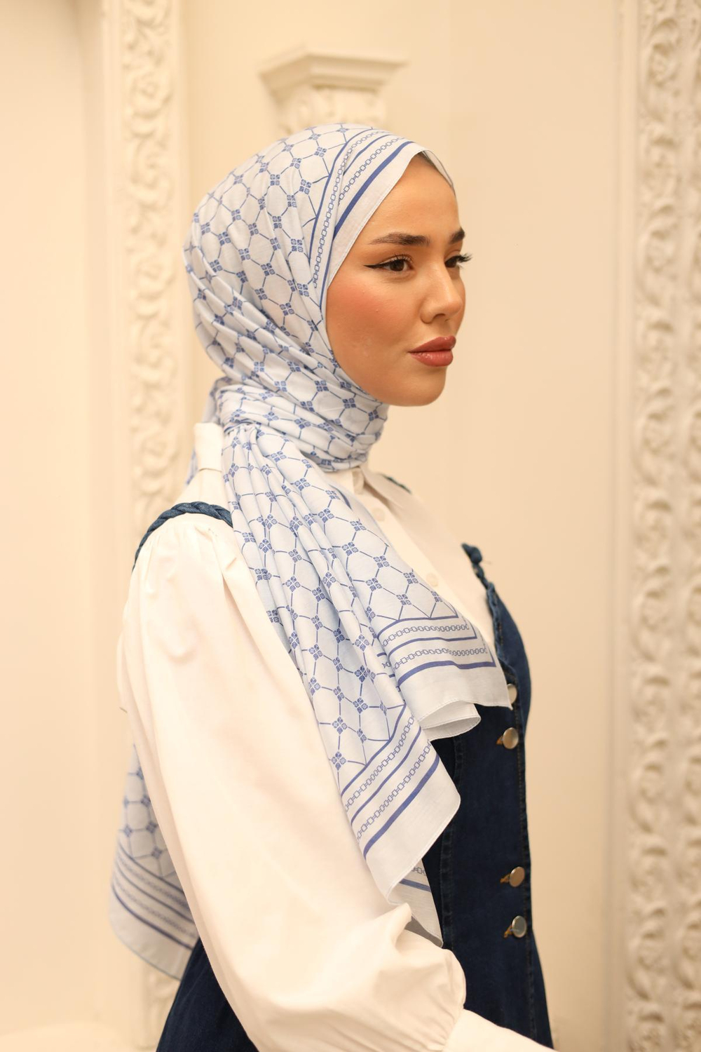 Silk Home Olinda Şal - 49005 - 05 Buz Mavi Lacivert