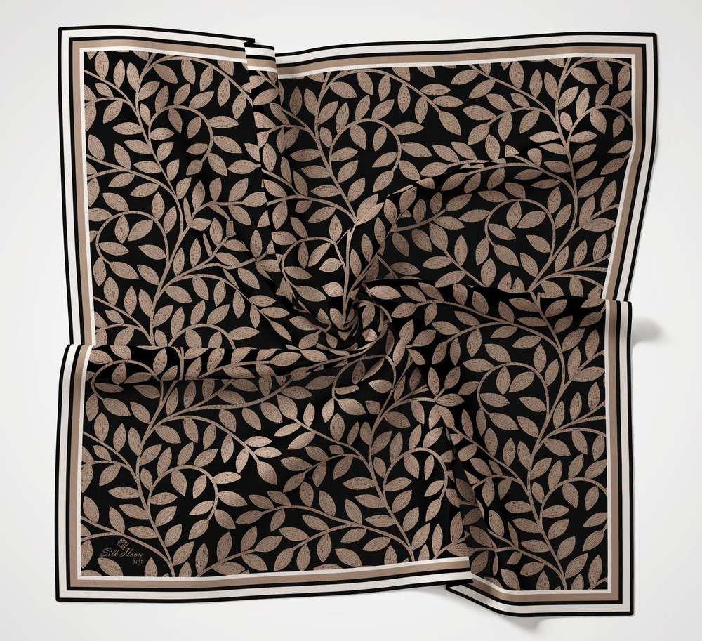 Silk Home Soft Eşarp - 1040 - Siyah Taş
