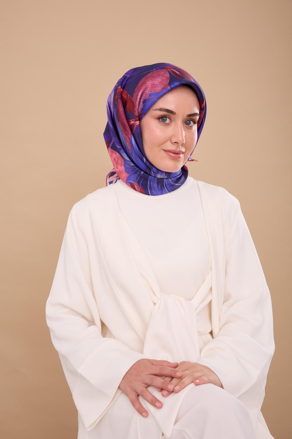 Silk Home Twill İpek Eşarp - 11480-86 Morcivert